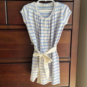 Crewcuts Striped Cotton and Silk Dress